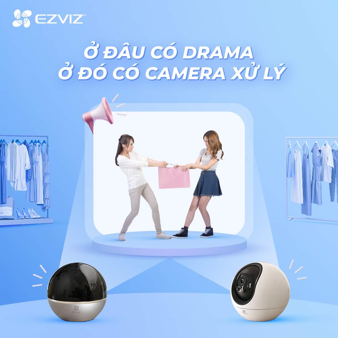 camera ezviz - ở đâu có drama ở đó có camera xử lý