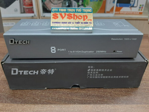 Box chia VGA 1 ra 8 VGA Dtech