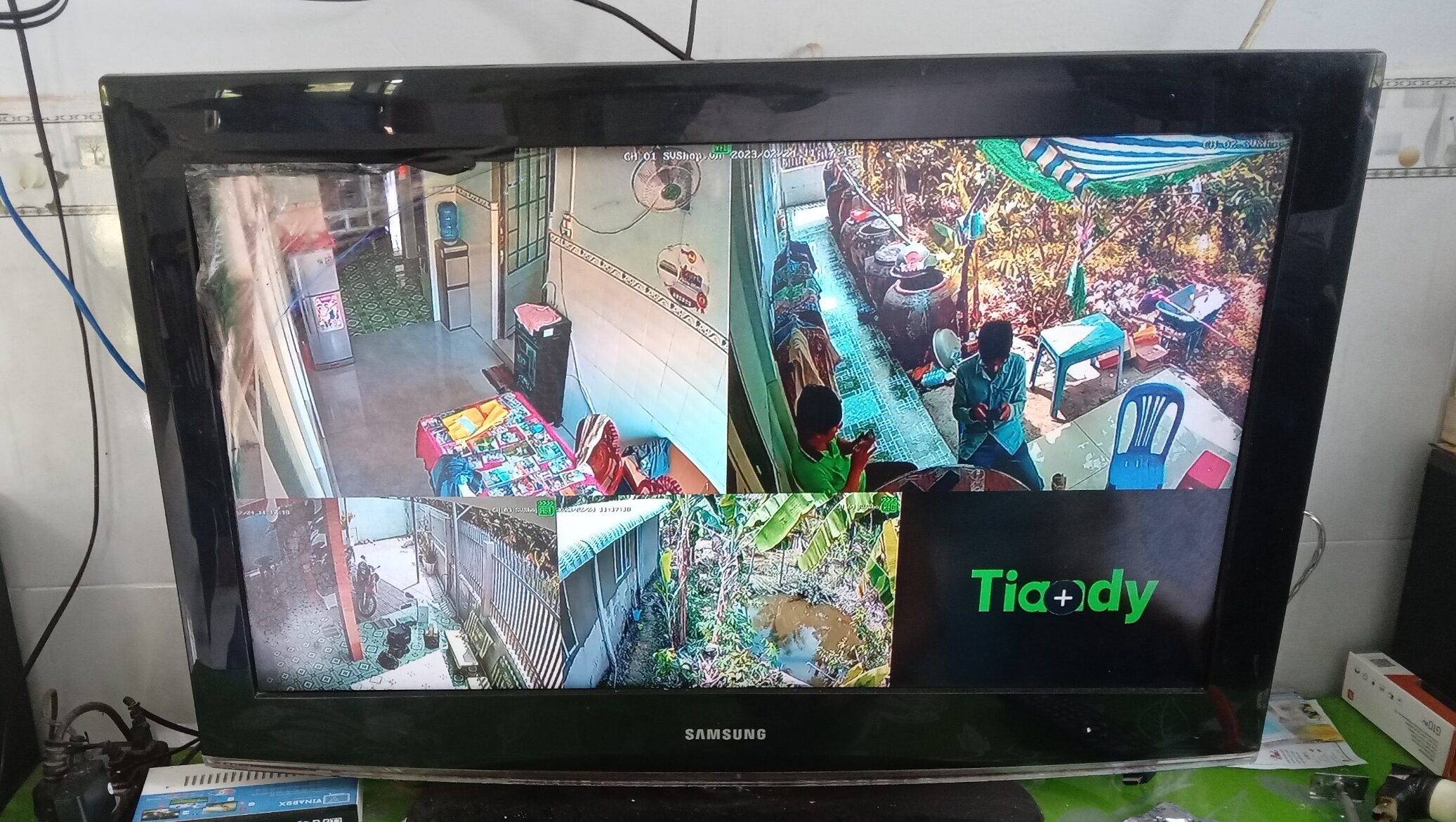 Thi Công Lắp Đặt Hệ Thống Camera Quan Sát Tiandy Cho Gia Đình