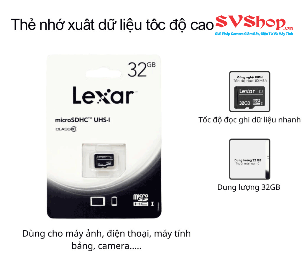 Thẻ nhớ Lexar 32GB