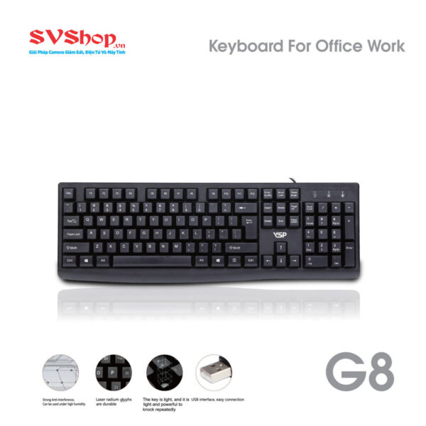 Bàn phím văn phòng VSP G8
