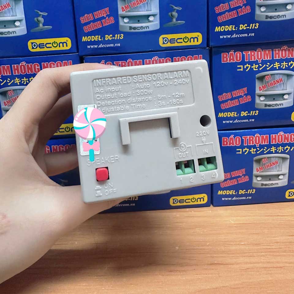 Bao trom hong ngoai DECOM DC 113 1