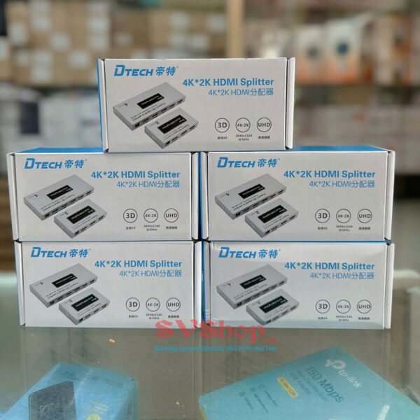 Bộ chia HDMI 1 ra 2 DTech (1) Bộ chia HDMI 1 ra 2 DTech (1)