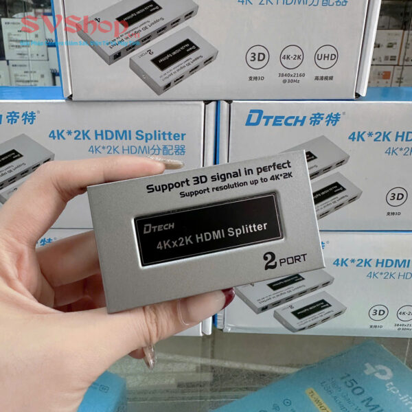Bộ chia HDMI 1 ra 2 DTech (2) Bộ chia HDMI 1 ra 2 DTech (2)
