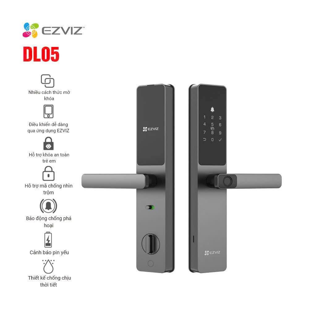 Khoá cửa vân tay EZVIZ DL05 khoa cua van tay EZVIZ DL05 3